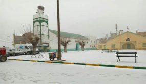 تساقطات ثلجية وطقس بارد بإقليم بولمان