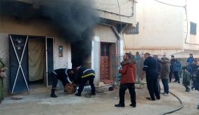 شحان كهربائي كاد ان يأتي على منزل بمدينة تاوريرت