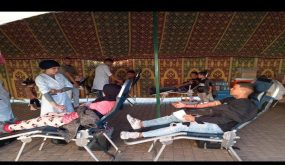 320 متبرع في حملة للتبرع بالدم نظمتها جمعية شمس للسلامة الطرقية و التنمية والأعمال الإجتماعية