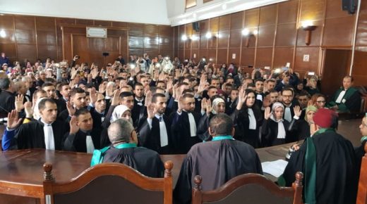 الفوج الثاني للمحامين المتمرنين بمراكش يؤدون اليمين القانوني