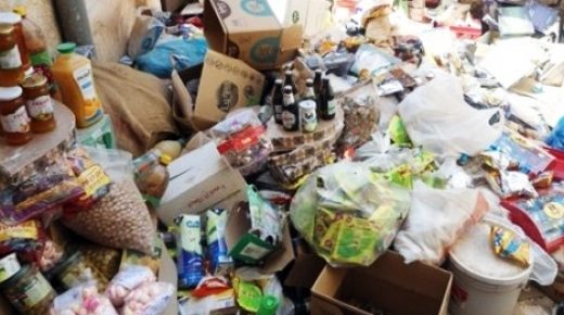 وجدة: حجز عدة أطنان من المواد الغذائية المخزنة في ظروف غير صحية