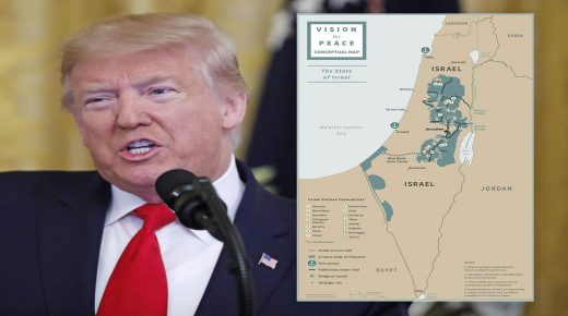 خريطة فلسطين حسب ‘صفقة القرن’
