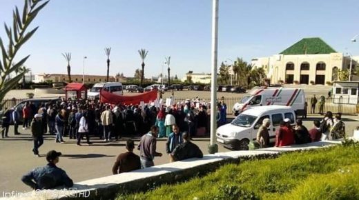 تاونات.. وقفة احتجاجية للساكنة