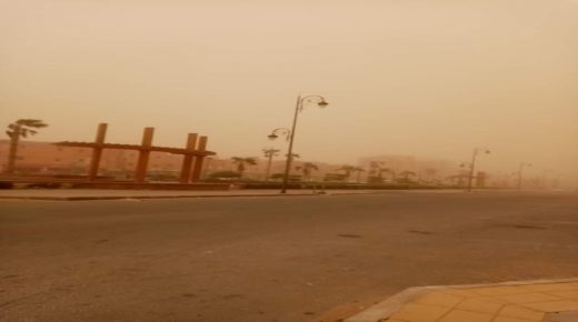 إلغاء الرحلات الجوية فى مطار العيون بسبب سوء الأحوال الجوية