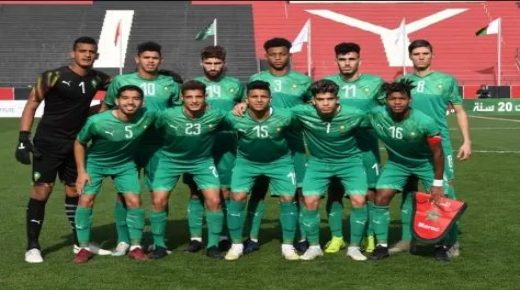 المنتخب المغربي أقل من 20 سنة في ديربي مغاربي ضد المنتخب الليبي