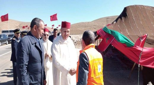 عامل بولمان يعطي الانطلاقة لأشغال انجاز الطريق الرابطة بين كيكو وإفران