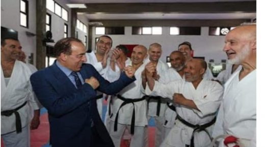 زيارة تفقدية وميدانية جديدة لوزير الرياضة للمركز الوطني للكراطي بالرباط