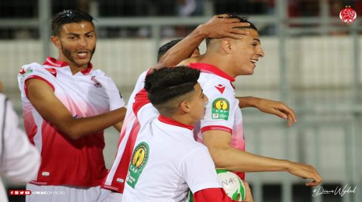 ثنائية الناهيري تمنح الفوز لنادي الوداد الرياضي على النجم الساحلي