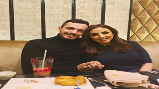 أنغام تحتفل بعيد ميلاد زوجها بالموزع أحمد ابراهيم