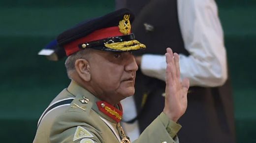 Pakistani Army Chief General Qamar Javed Bajwa arrives to attend a flag hoisting ceremony to mark the country's Independence Day in Islamabad on August 14, 2017.Pakistan on August 14 celebrated its 70th anniversary of the country's independence from British rule. / AFP PHOTO / AAMIR QURESHI (Photo credit should read AAMIR QURESHI/AFP/Getty Images)