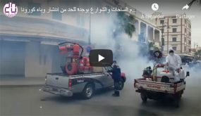 تطهير وتعقيم أهم الساحات والشوارع بوجدة (فيديو)