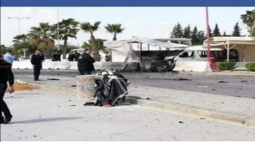عاجل.. انفجار بحي السفارة الأمريكية بتونس