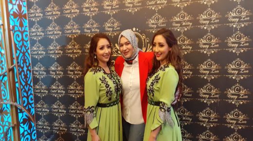 الميكاب شهرزاد والمصممة جويرية يحتفلان بعيد المرأة بحضور صفاء وهناء .
