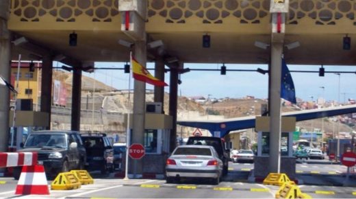 توقيف حركة العبور بشكل كامل بباب سبتة