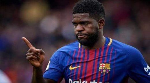 الحكم على نجم برشلونة اومتيتي