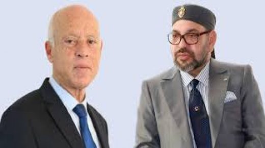 الملك محمد السادس يجري مكالمة هاتفية مع الرئيس التونسي قيس سعيد