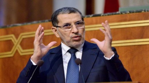 Le Chef du gouvernement, M. Saâd Dine El Otmani, répondant à une question centrale lors de la séance mensuelle consacrée à la politique générale, tenue par la Chambre des conseillers, mardi (12/02/19).Mounir Mehimdate/hespress/MAP