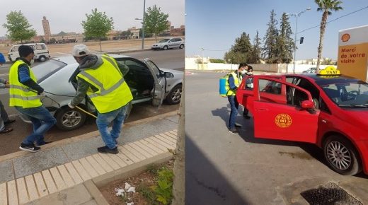 جمعيات بوجدة بتنسيق مع السلطات تعقم وتطهر عدة مؤسسات وأحياء شعبية