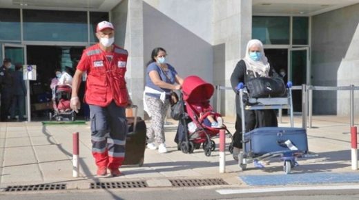 مطار وجدة أنكاد يستقبل المجموعة الثالثة من المغاربة العالقين بتركيا