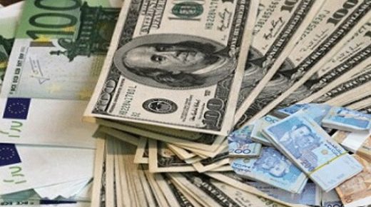 انخفاض سعر صرف الدرهم مقابل الأورو وارتفاعه أمام الدولار الأمريكي