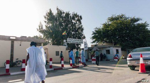 A photo taken on March 31, 2019 in Nouakchott shows the National Hospital Centre. (Photo by Carmen Abd Ali / AFP)