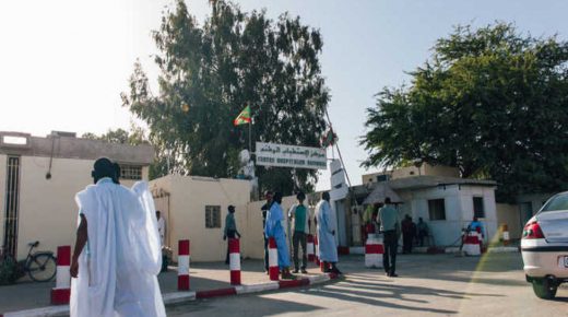 A photo taken on March 31, 2019 in Nouakchott shows the National Hospital Centre. (Photo by Carmen Abd Ali / AFP)