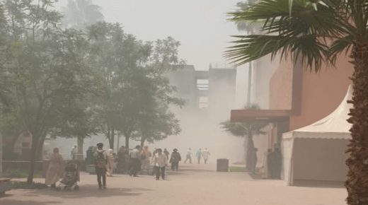 نشوب الحريق بالمشفى الجامعي بمراكش