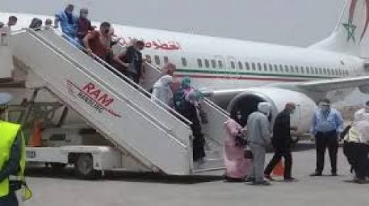 وصول 152 من المغاربة العالقين بمصر إلى مطار بني ملال