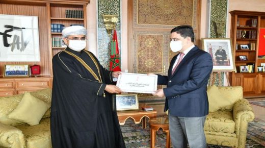 السيد بوريطة يستقبل السفير الجديد لسلطنة عمان