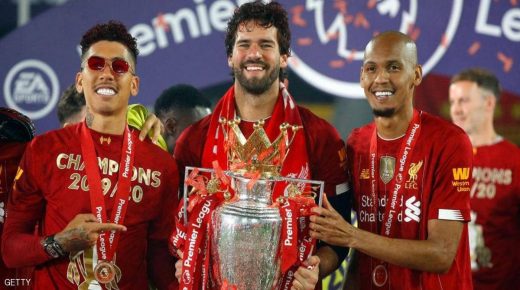 ليفربول سيحصل على مبلغ قياسي بعد فوزه بالدوري