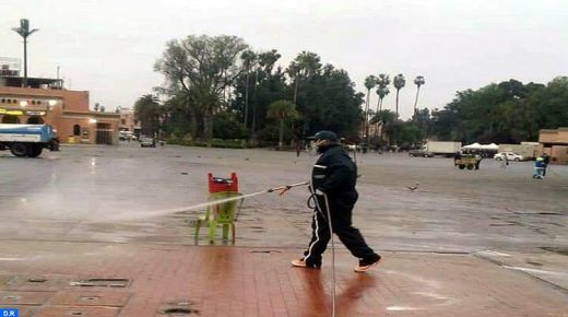مراكش: انطلاق حملة تعقيم في كل أرجاء المدينة قصد محاصرة الوباء