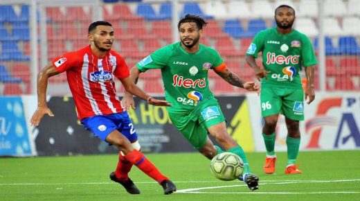 الرجاء يعود بنقطة وحيدة من تطوان