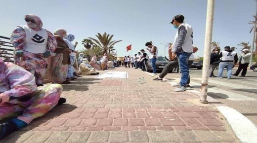 تنسيقيات المعطلين بالداخلة تنزل إلى الشارع