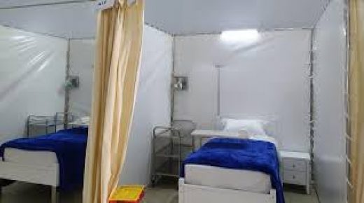 خيمة مرضى (كوفيد-19) جاهزة لاستقبال حالات الإصابة الحرجة