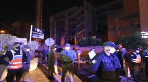 مراكش: مصرع شخص والبحث عن مفقودين عقب انهيار بناية في طور التشيد