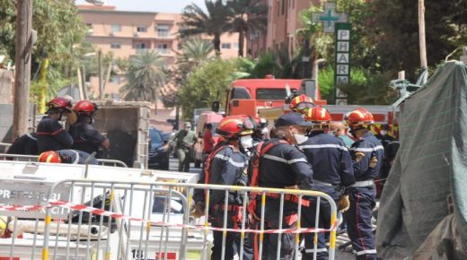 مراكش: انتشال ثالث جثة لضحايا انهيار ورش توسعة إحدى المصحات الخاصة