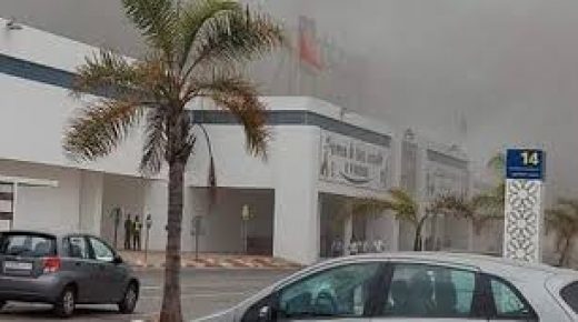 الحريق بالمركز التجاري “مرجان حي الرياض” خلف أضرارا مادية خفيفة