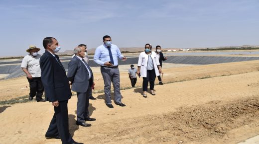 عامل إقليم تاوريرت يتابع مشاريع المتعلقة بالبنية التحتية للتطهير السائل