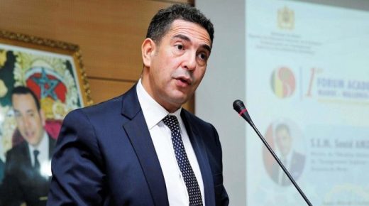 السيد أمزازي يتفقد ورش بناء ثانوية الأرز الإعدادية بتونفيت