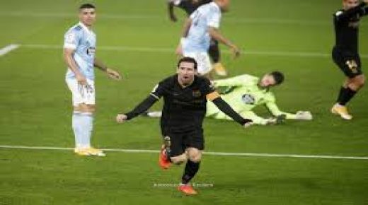 برشلونة يحقق فوزا كبيرا في فيغو رغم طرد في الشوط الأول