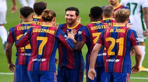 برشلونة يقترب من تخفيض الرواتب بقيمة 122 مليون يورو