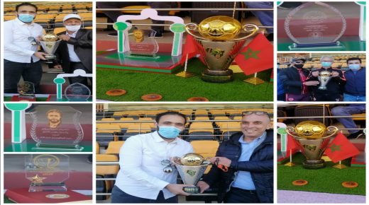 منخرطو نادي نهضة بركان يكرمون الأطقم الإدارية والتقنية والفنية بعد الإنجاز التاريخي.