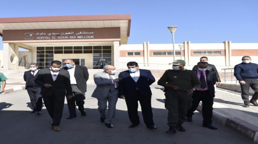 عامل إقليم تاوريرت في زيارة تفقدية بمستشفى القرب العيون سيدي ملوك