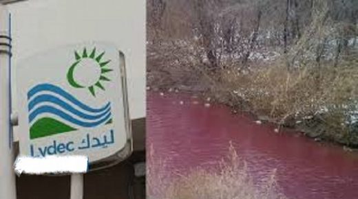 ليديك : مياه واد بوسكورة ،التي انتشر فيها لون أحمر مركز، أصبحت صافية