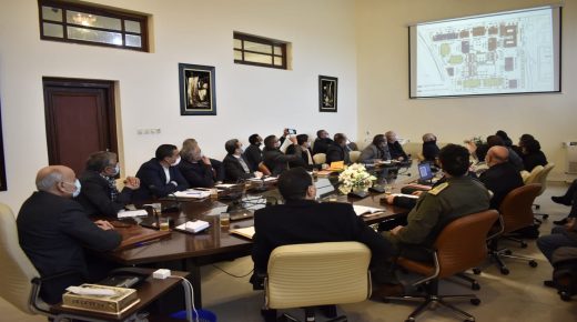 عامل إقليم تاوريرت ورئيس جامعة محمد الأول بوجدة في زيارة تفقدية للأشغال بالملحقة الجامعية