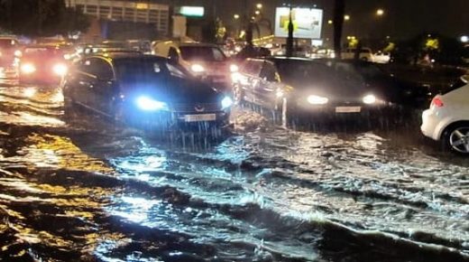التساقطات المطرية تفضح البنيات التحتية بمدينة مراكش