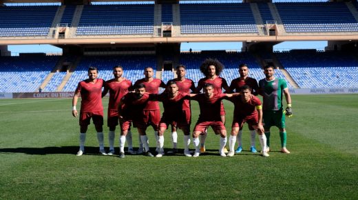 حنيش يحفز لاعبيه قبل مباراة الاتحاد الرياضي السالمي