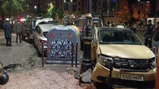 غيبوبة عامل النظافة وإصابة ست أشخاص في حادثة ش خطيرة بمراكش