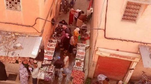 الباعة الجائلون يغضبون ساكنة حي عرصة الملاك بمراكش