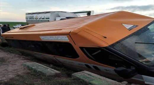 سطات …نجاة تلاميذ بأعجوبة من حادثة سير مروعة باولاد الصغير